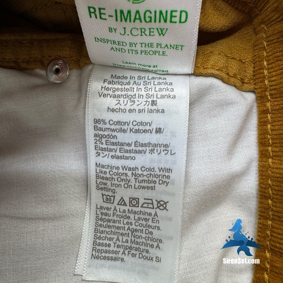 1143 J.Crew Classic Vintage Corduroy Pants – Size 31P (petite) – Golden Brandy - Picture 9 of 15